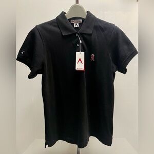 Antigua MLB Angels Button Up Polo